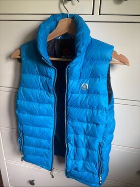 Kids Blue Quilted Puffer Vest